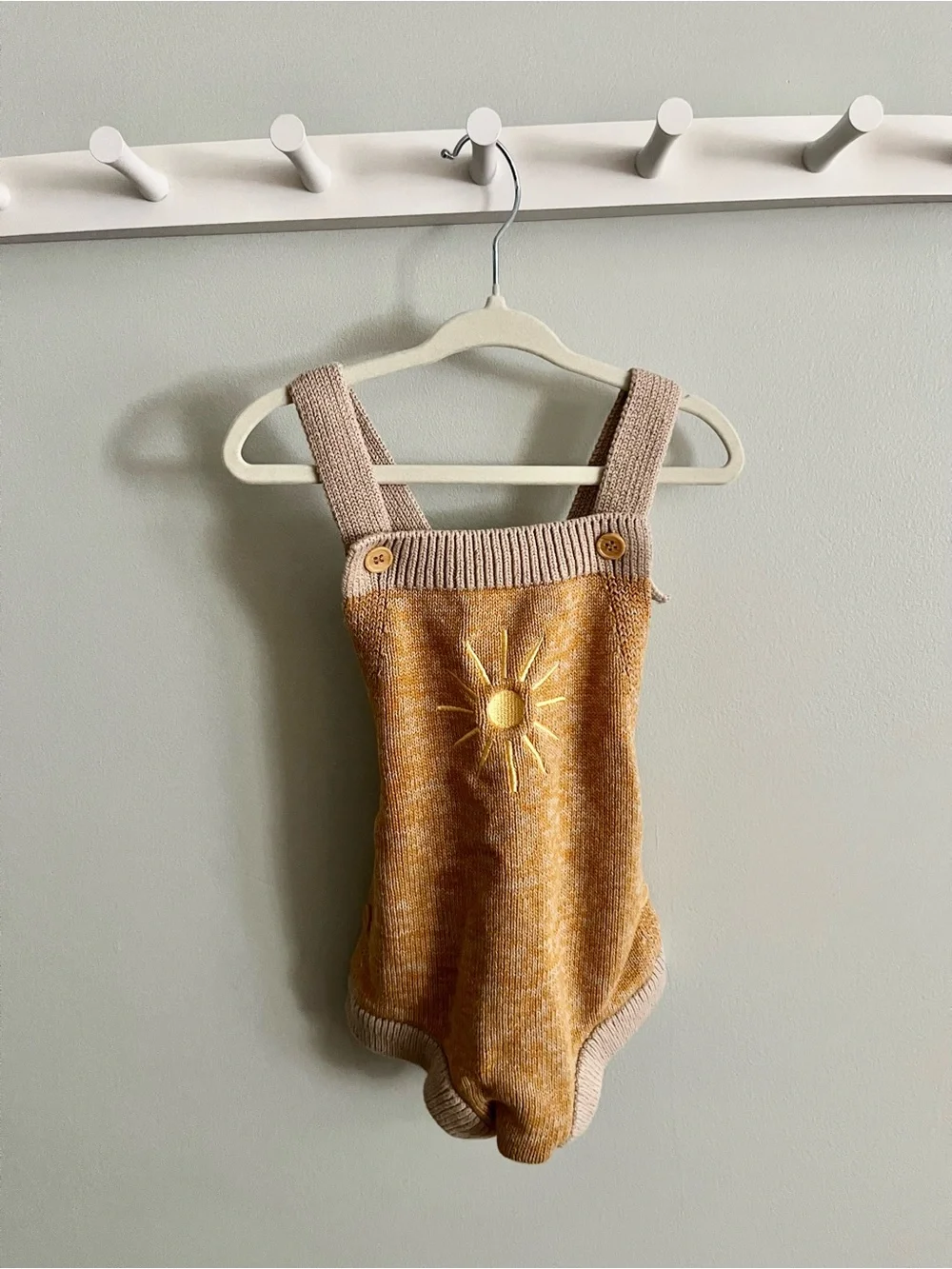 NWOT Wyld Bub Sunshine Romper 3-6m